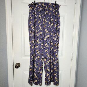 NWOT – YES NO Summer Boho High Waist Palazzo Pants - Size:  Large